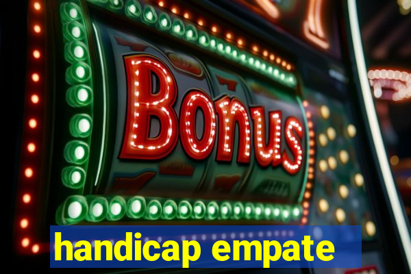 handicap empate -1